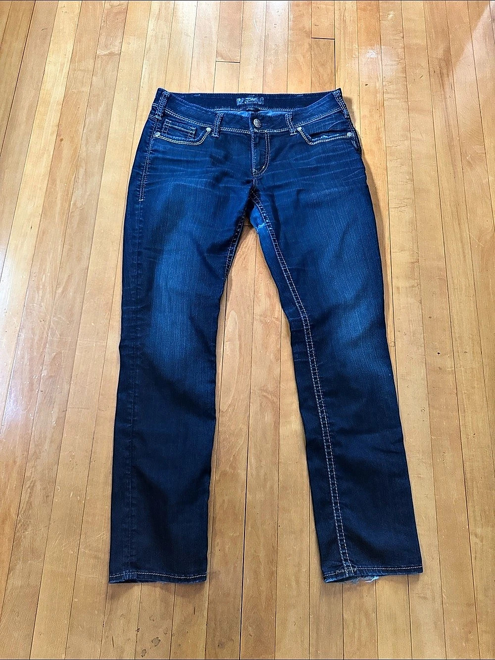 Silver Jeans Co. Suki Skinny. Skinny Jeans in Blue Waist 33/L31
